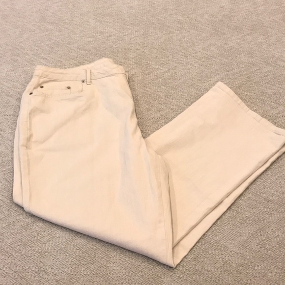 NWT Lane Bryant Venezia stretch tan Jeans 20 - Picture 1 of 4
